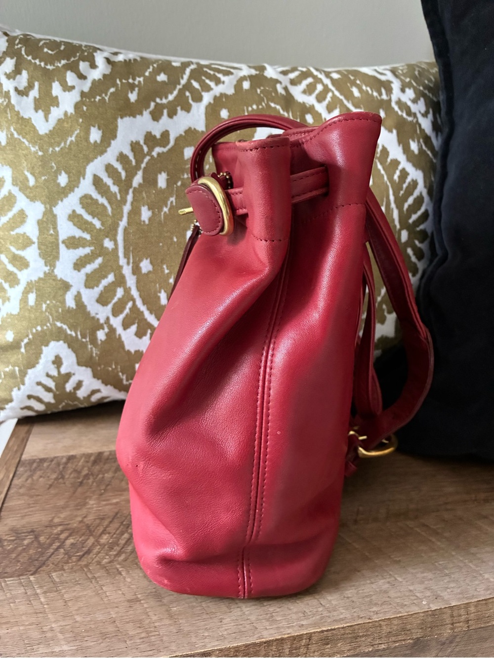 Coach Soho Cornelia Leather Backpack Crossbody Sling Bag, 4162, Vintage, Red - Picture 9 of 16